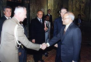 Incontro con il Presidente della Repubblica delle Maldive Maumoun Abdul Gayoom