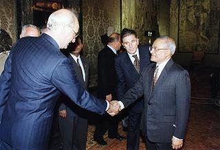 Incontro con il Presidente della Repubblica delle Maldive Maumoun Abdul Gayoom