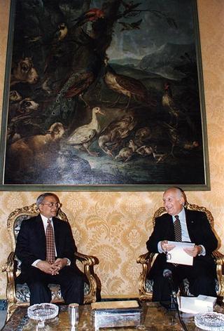 Incontro con il Presidente della Repubblica delle Maldive Maumoun Abdul Gayoom