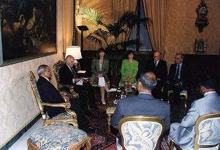 Incontro con il Presidente della Repubblica delle Maldive Maumoun Abdul Gayoom