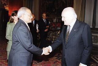 Incontro con il Presidente della Repubblica delle Maldive Maumoun Abdul Gayoom