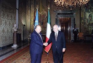 Incontro con il Presidente della Repubblica di Cipro Glafcos Clerides