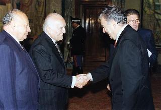 Incontro con il Presidente della Repubblica di Cipro Glafcos Clerides