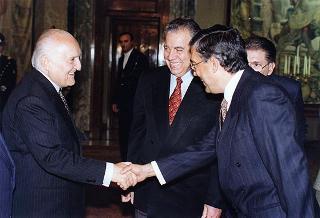 Incontro con il Presidente della Repubblica di Cipro Glafcos Clerides