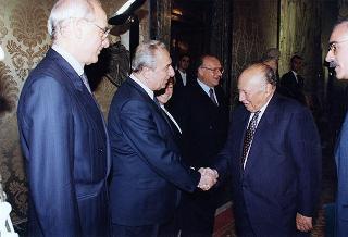 Incontro con il Presidente della Repubblica di Cipro Glafcos Clerides