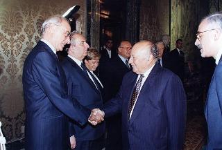 Incontro con il Presidente della Repubblica di Cipro Glafcos Clerides