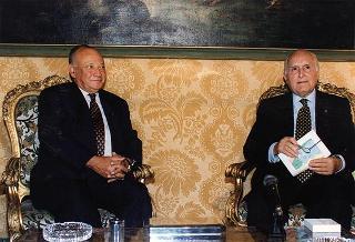 Incontro con il Presidente della Repubblica di Cipro Glafcos Clerides