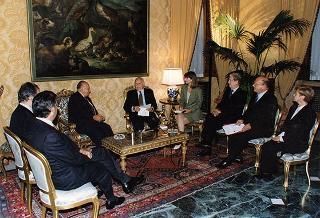Incontro con il Presidente della Repubblica di Cipro Glafcos Clerides
