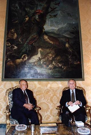 Incontro con il Presidente della Repubblica di Cipro Glafcos Clerides