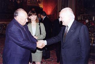 Incontro con il Presidente della Repubblica di Cipro Glafcos Clerides