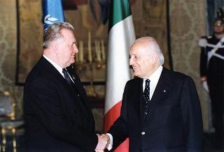 Incontro con il Presidente della Repubblica Slovacca Michal Kovac