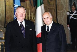 Incontro con il Presidente della Repubblica Slovacca Michal Kovac
