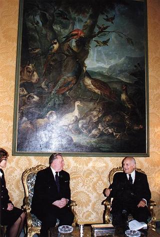 Incontro con il Presidente della Repubblica Slovacca Michal Kovac