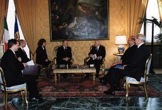 Incontro con il Presidente della Repubblica Slovacca Michal Kovac