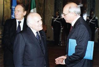 Incontro con il Presidente della Repubblica Slovacca Michal Kovac