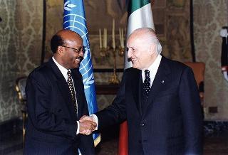 Incontro con il Presidente della Repubblica Federale Democratica di Etiopia Negasso Gidada