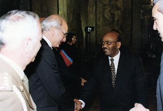 Incontro con il Presidente della Repubblica Federale Democratica di Etiopia Negasso Gidada