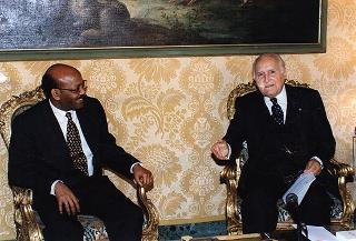 Incontro con il Presidente della Repubblica Federale Democratica di Etiopia Negasso Gidada