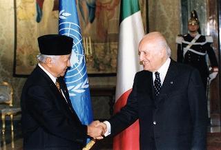 Incontro con il Presidente della Repubblica di Indonesia gen. Soeharto