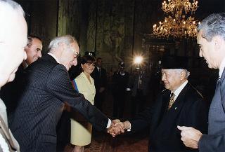 Incontro con il Presidente della Repubblica di Indonesia gen. Soeharto