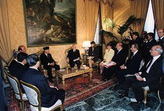 Incontro con il Presidente della Repubblica di Indonesia gen. Soeharto