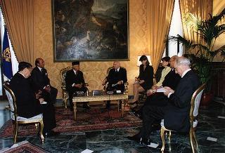 Incontro con il Presidente della Repubblica di Indonesia gen. Soeharto