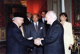 Incontro con il Presidente della Repubblica di Indonesia gen. Soeharto