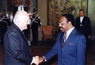 Incontro con il Presidente della Repubblica Gabonese El Hadji Omar Bongo