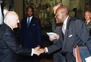 Incontro con il Presidente della Repubblica Gabonese El Hadji Omar Bongo