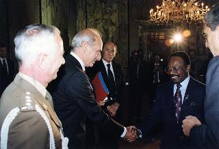 Incontro con il Presidente della Repubblica Gabonese El Hadji Omar Bongo