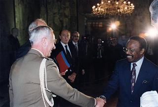 Incontro con il Presidente della Repubblica Gabonese El Hadji Omar Bongo