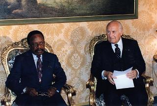 Incontro con il Presidente della Repubblica Gabonese El Hadji Omar Bongo