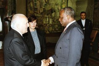 Incontro con il Presidente della Repubblica d'Angola Josè Eduardo Dos Santos