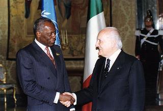 Incontro con il Presidente della Repubblica d'Angola Josè Eduardo Dos Santos