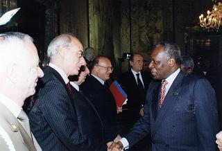 Incontro con il Presidente della Repubblica d'Angola Josè Eduardo Dos Santos