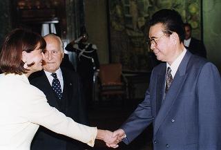 Incontro con il Primo Ministro della Repubblica Popolare Cinese Li Peng