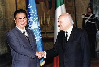 Incontro con il Primo Ministro della Repubblica Popolare Cinese Li Peng