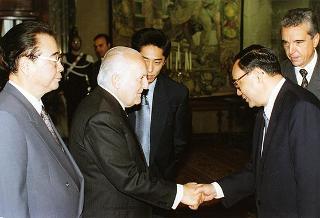 Incontro con il Primo Ministro della Repubblica Popolare Cinese Li Peng
