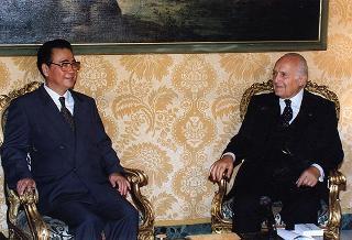 Incontro con il Primo Ministro della Repubblica Popolare Cinese Li Peng
