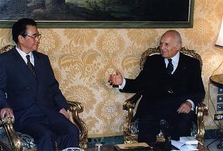 Incontro con il Primo Ministro della Repubblica Popolare Cinese Li Peng