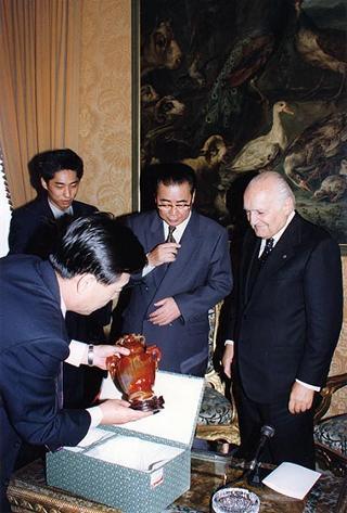 Incontro con il Primo Ministro della Repubblica Popolare Cinese Li Peng