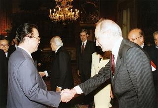Incontro con il Primo Ministro della Repubblica Popolare Cinese Li Peng