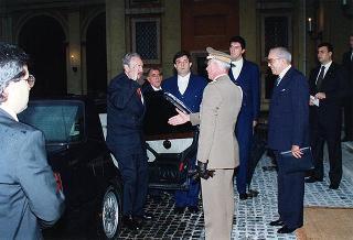 Incontro con il Presidente della Repubblica di Cuba Fidel Castro Ruz