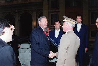 Incontro con il Presidente della Repubblica di Cuba Fidel Castro Ruz