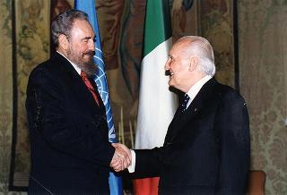Incontro con il Presidente della Repubblica di Cuba Fidel Castro Ruz