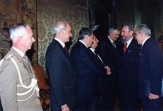 Incontro con il Presidente della Repubblica di Cuba Fidel Castro Ruz