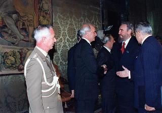 Incontro con il Presidente della Repubblica di Cuba Fidel Castro Ruz