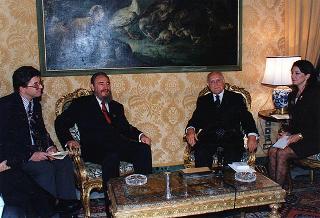 Incontro con il Presidente della Repubblica di Cuba Fidel Castro Ruz