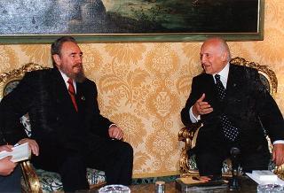 Incontro con il Presidente della Repubblica di Cuba Fidel Castro Ruz