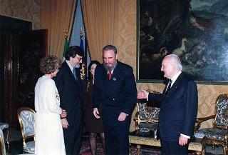 Incontro con il Presidente della Repubblica di Cuba Fidel Castro Ruz